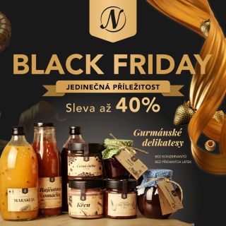 Dopřejte si naše špičkové produkty a dárky pro gurmány se slevou až 40 %. Black Friday trvá jen krátce. Nepropásněte svou...